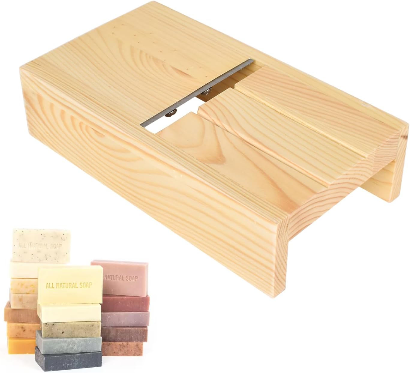 Soap Cutter Drawer Box, Soap Cutter Made of Wood, Soap Cutter, Wooden Soap Beveler Planer, Wooden Soap Soap Candle Mould, for Handmade Soaps and Candle Trimming, DIY Craft Soap Making