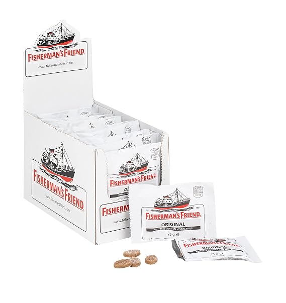 Fisherman's Friend mit Zucker extra stark, 24er Pack (24 x 25 g Beutel)