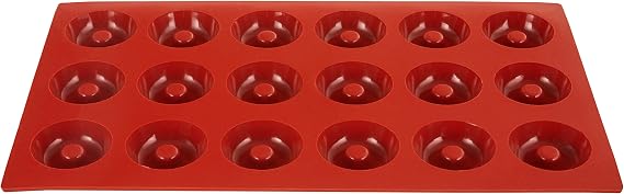 Silikomart | SF010 Silicone Mould for Monoportions SAVARIN, Non-stick, 18 cavities, Pack of 1 Cake Mould, Ø 41 h 12 mm, Made in Italy