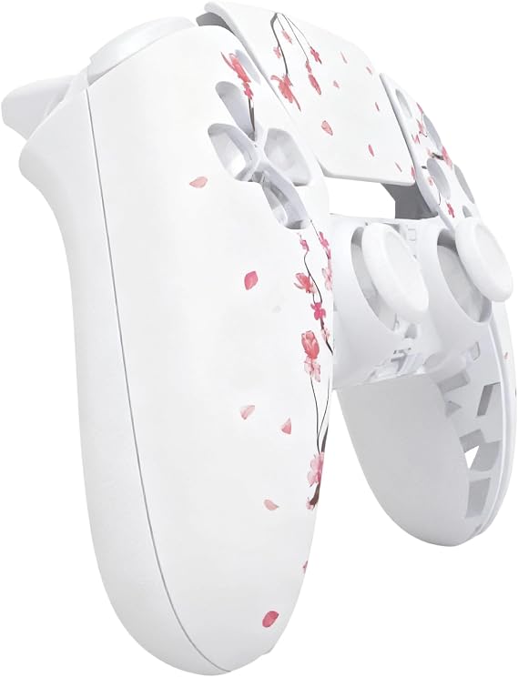 Cherry Blossoms Front Shell for PS5 Controller with Touchpad Cover Faceplate for PS5 BDM-010/020 (Cherry Blossom)
