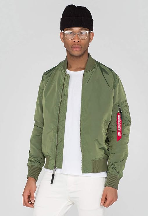 ALPHA INDUSTRIES Men's Ma-1 Tt Camouflage Bomber Jacket