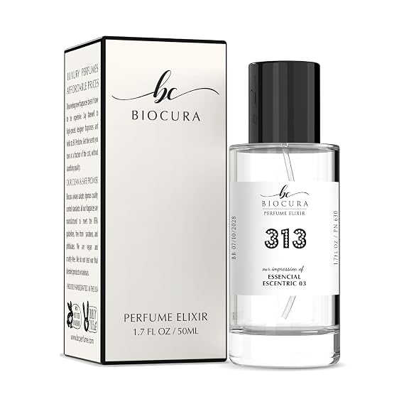 BC Perfume 313 Inspired by Essencial Elements 03 For Women & Men Replica Fragrance Dupes Eau de Parfum Spray Bottle 1.7 Fl Oz/50ml