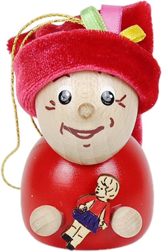 Steinbach 12 Days of Christmas Ladies Dancing Wood Ornament, 3.15in