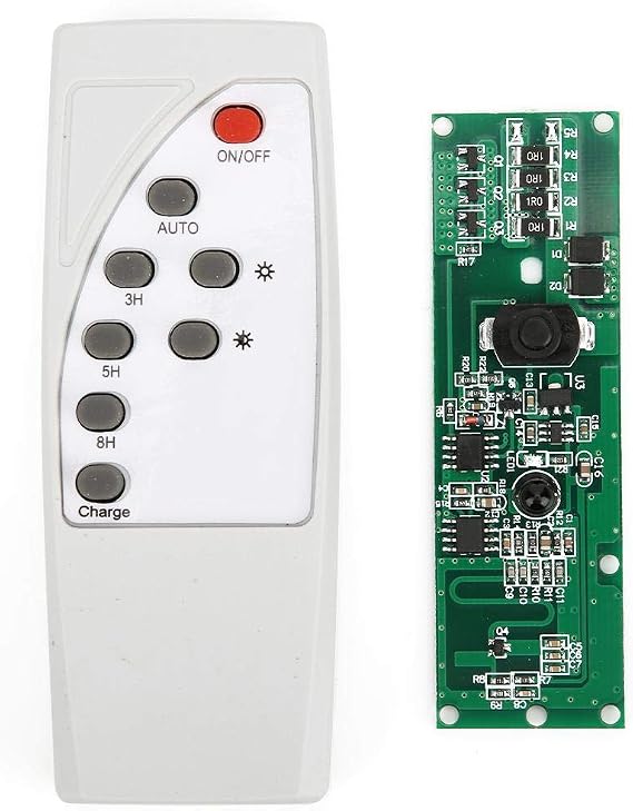 Solar Circuit Board for Outdoor Lighting with Motion Sensor Remote Control Energy Efficient Lamp Module for Garden Pathway Lights