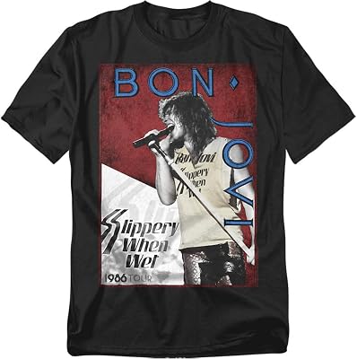 Popfunk Bon Jovi 1986 Slippery When Wet Tour T-Shirt