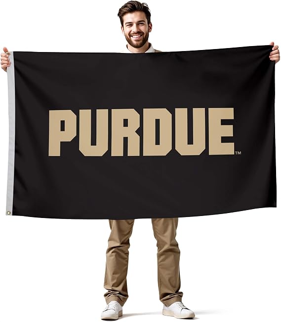 Purdue Boilermakers Flag - NCAA Licensed - Nylon - 3' x 5'