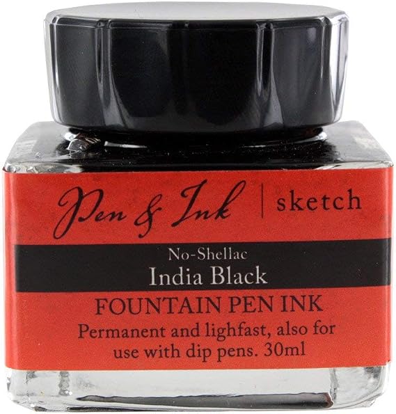 Pen & Ink No-Shellac India Ink for Fountain Pens
