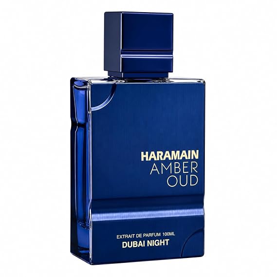 Al Haramain Amber Oud - Dubai Night - Oud Cologne for Men - Amber Perfume for Men - Long Lasting Perfume with Bergamot, Saffron Fragrances - 3.33 oz