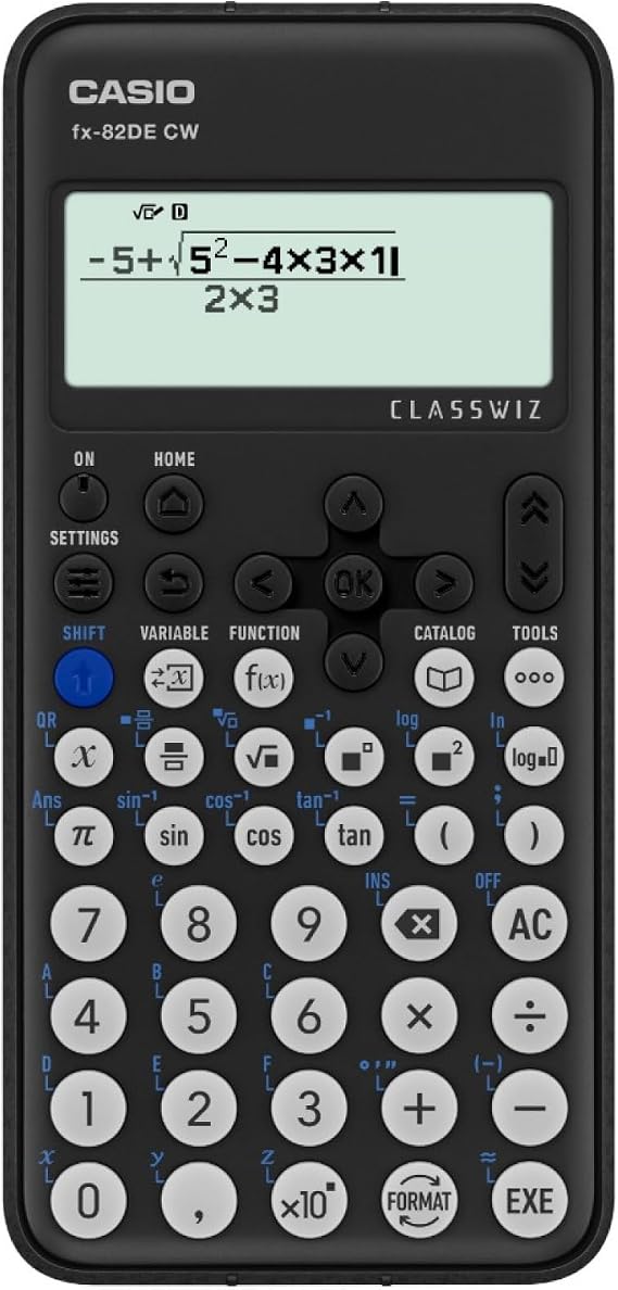 Casio FX-82DE CW ClassWiz Black