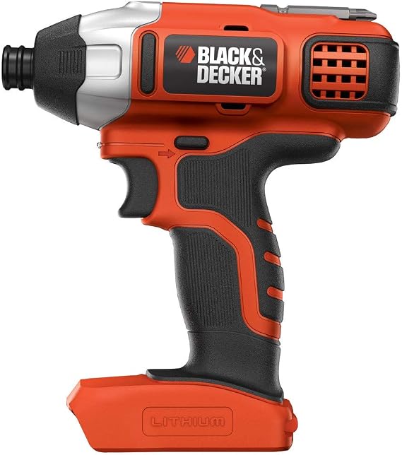 BLACK+DECKER 20V MAX* POWERCONNECT 1/4 in. Cordless Impact Driver, Tool Only (BDCI20B)