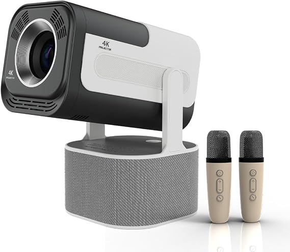 Projector with WiFi and Bluetooth, Projector for Bedroom/Outdoor
