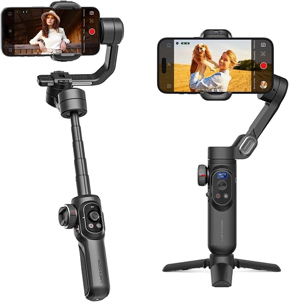 AOCHUAN 3-Axis Gimbal Stabilizer for Smartphone Smart S2 & Smart X Pro