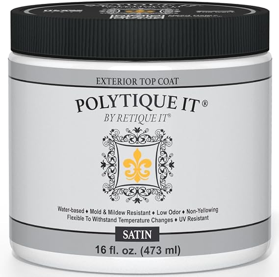 Retique It Exterior Marine Finish Top Coat (16oz Pint, 1.Satin)