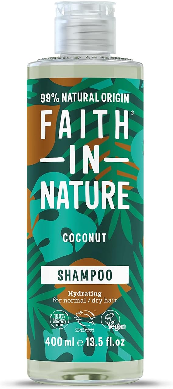 FAITH IN NATURE Coconut / 99% Natural Shampoo-Humidizing Coconut For Normal & Dry Hair