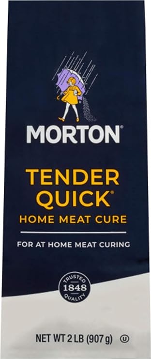 Morton Tender Quick, 32 Ounce Bag (Pack of 1) | Curing salt for meat, poultry or game; fast-cure mix with sodium nitrate and sodium nitrite for charcuterie