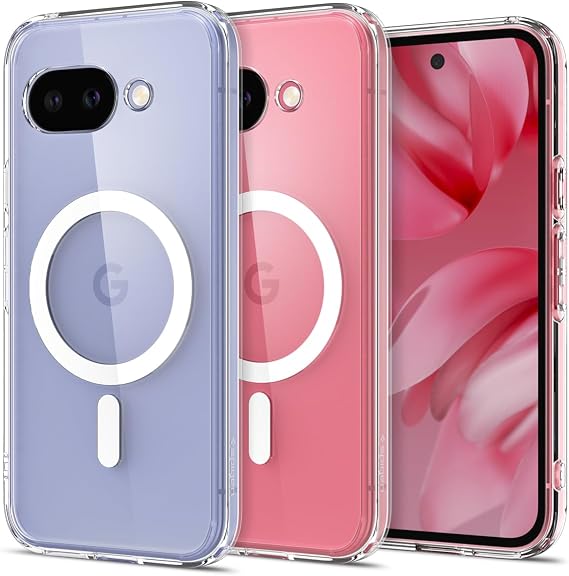 Spigen Ultra Hybrid MagFit Case for Google Pixel 9a - Clear White