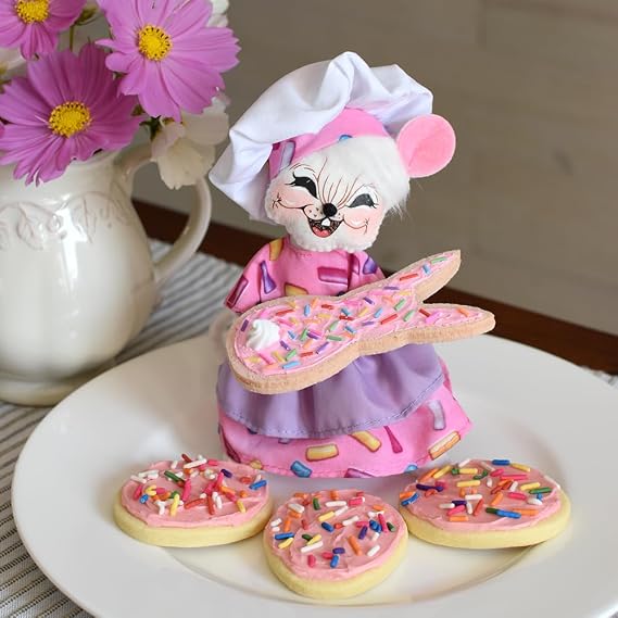 6in Chef Mouse with Sprinkles - Annalee Dolls