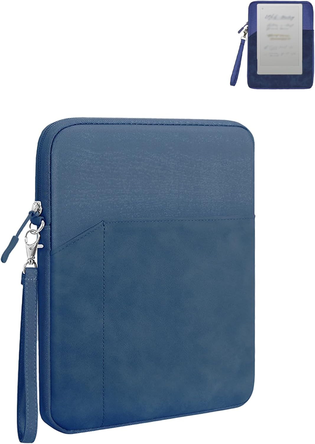 Remarkable Paper Pro Move Color 7.3インチペーパータブレット用タブレットスリーブ、360保護バッグキャリーケース、防水、ブルー。