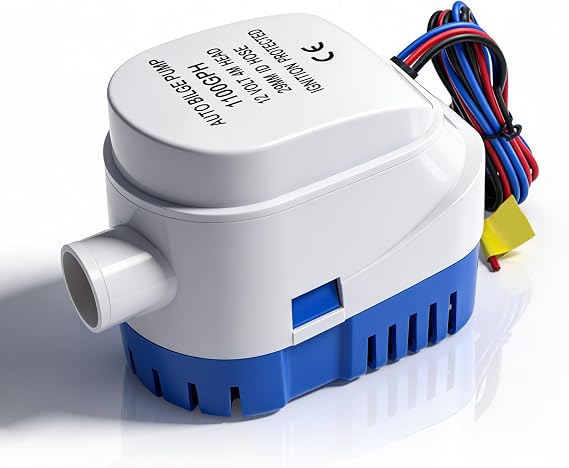 Automatic Submersible Boat Bilge Pump 12V 1100GPH Boat Bilge Water Pump | with Float Switch (Outlet Diameter:29 mm/1.14 Inch)