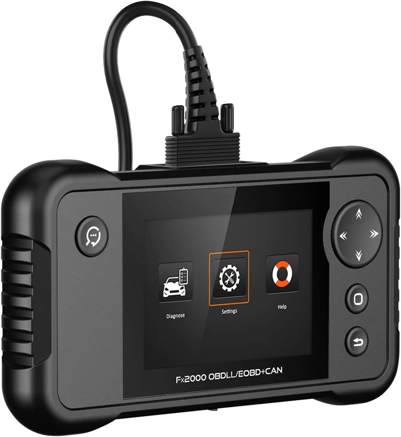 Car Diagnostic Tool OBD2 Scanner Auto Car Code Reader Check Engine ABS SRS Transmission Diagnostic Scan Tool Engine Code Reader Car Diagnostic Tool Car Code Scanner Color : Black, Size : One Size