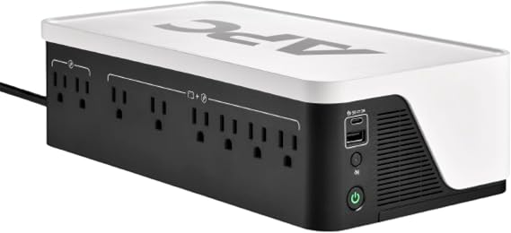 APC 900VA/540W UPS Battery Backup for Computer, Office, Wi-Fi, BE900G3