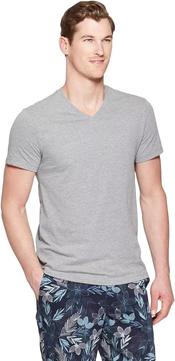 Goodfellow & Co Men's Big & Tall Every Wear Short Sleeve V-Neck T-Shirt -