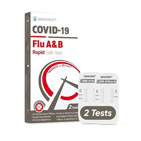 COVID-19/Flu A+B, 2 Tests, 1 Kit | Respiratory Test Kit