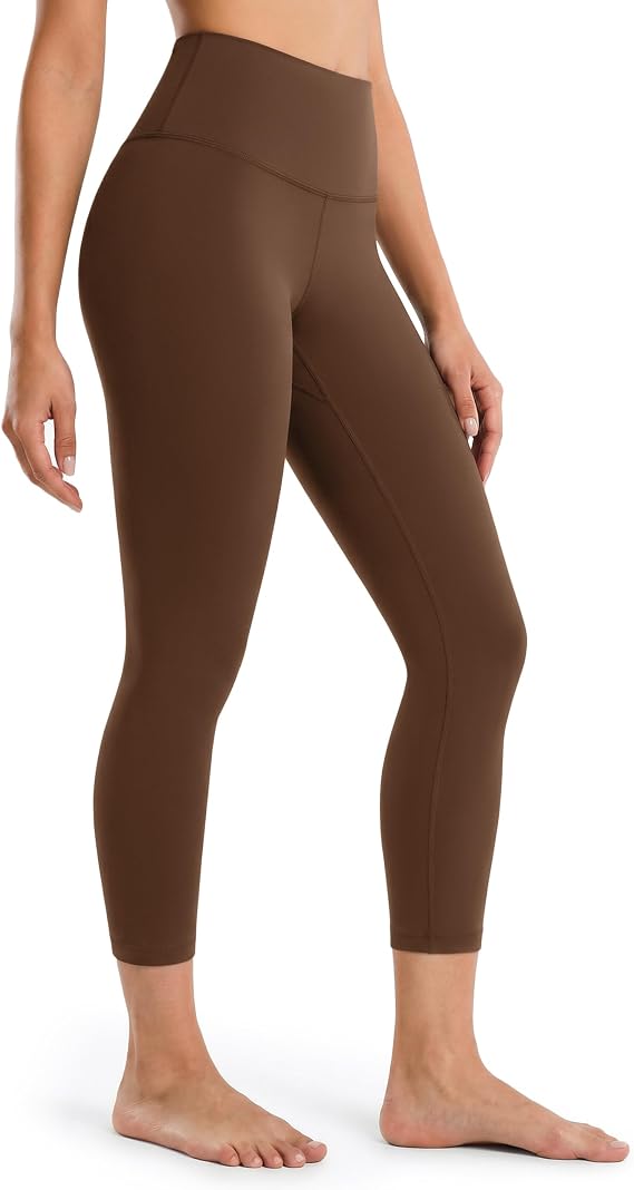 Colorfulkoala Dreamlux High Waisted Leggings for Women with 21" Inseam Tummy Control, Buttery Soft Capri Yoga Pants
