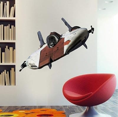 Kids Stickers - Removable Decor for Dorm and Apartments A Wing Ship Wall Decal Sticker Mural Kids Bedroom Wall Stickers Art, b09