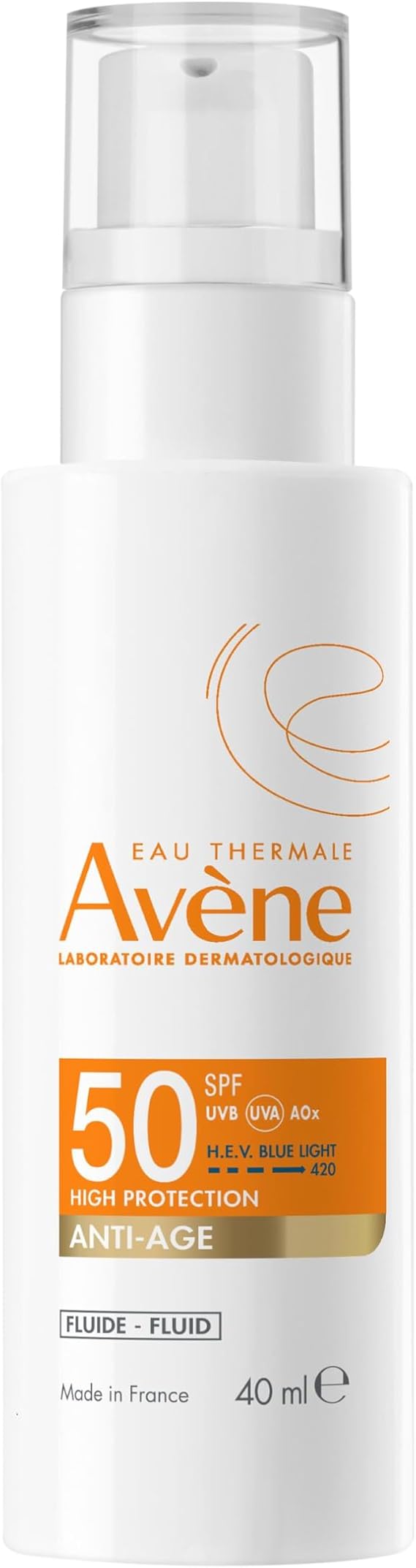 EAU THERMALE AVENE Hyalüronik Asit (%0,2) İçeren SPF 50 Yaşlanma Karşıtı Güneş Kremi 40 ml