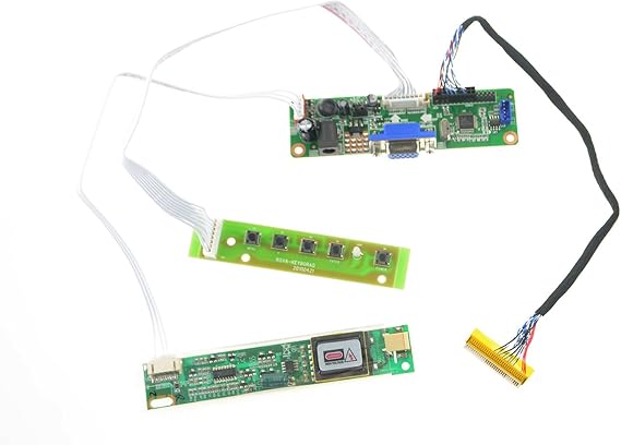 V.M70A VGA LCD LVDS Controller Board Kit for B141EW01 B141EW02 B141EW03 B141EW04 1280x800 CCFL LVDS