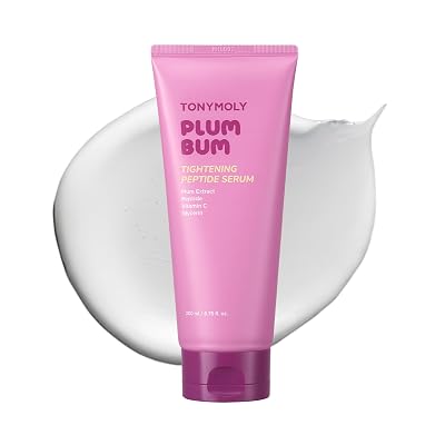 TONYMOLY Plum Bum Tightening Peptide Serum Firming & Hydrating Body Serum with Plum Extract, Vitamin C & Glycerin, 6.76 fl oz