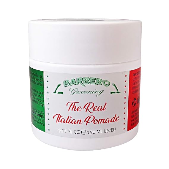 Barbero Grooming the Real Italian Pomade Medium Hold 5.07 oz / 150 ml