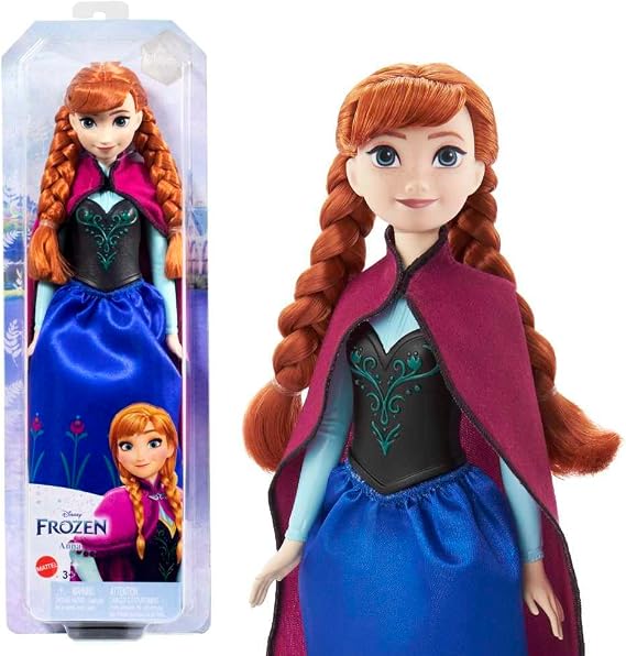 Mattel Disney Karlar Ülkesi Anna Bebek Disney Karlar Ülkesi Anna bebek ve aksesuarlar, filmden esinlenen oyuncak HLW49