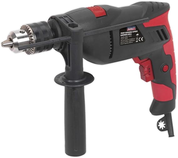 Sealey Sd750 Hammer Drill ?13Mm Variable Speed with Reverse 750W/230V