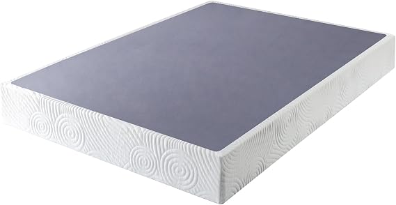 Zinus Metal Box Spring with Wood Slats /9 Inch Mattress Foundation/Sturdy Steel Structure/Easy Assembly, Full