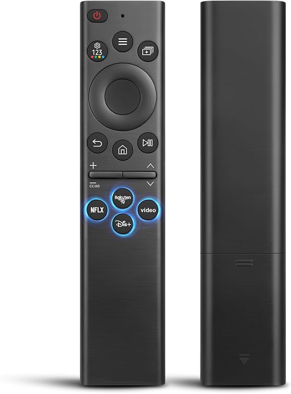 Ersatzfernbedienung für Samsung TV - Universelle Smart-TV-Fernbedienung mit Schnellzugriffstasten für Samsung Fernseher Compatible with all Samsung Smart TVs very slim and modern design no setup ready to use