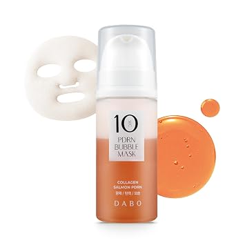 DABO 10-SECOND PDRN BUBBLE MASK Salmon-Derived PDRN, [Lift] - [Collagen] & Niacinamide Micro Bubble Anti-Aging, Improve Elasticity, Fine Wrinkles, Lightweight, 3.04 fl.oz (90ml)