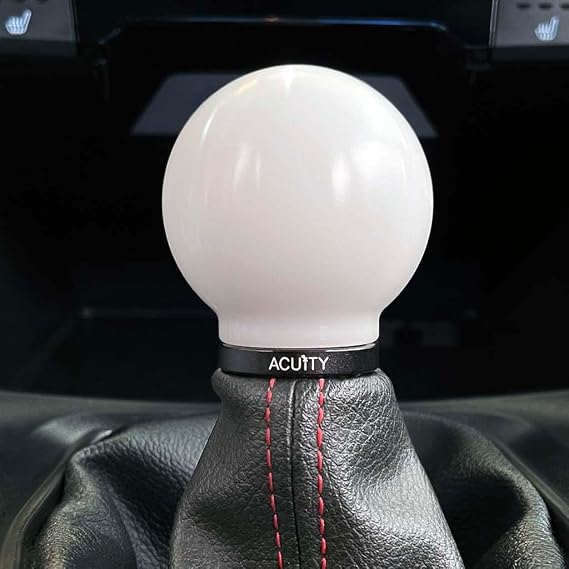 Acuity Instruments Poco Insulated Low-Profile Shift Knob in White (M10X1.5) (Manual Transmission Only) (1952-WHT)