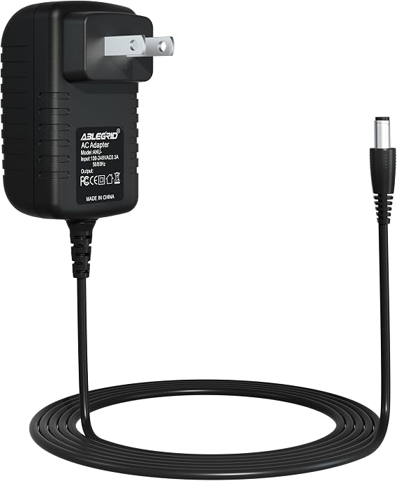 ABLEGRID 12 Volt Power Supply - 2.5 Amp Standard (12V 2.5A DC) Adapter