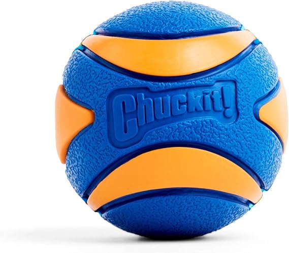 Chuckit! Ultra Squeaker Sesli Oyun Topu (Small) - Köpekler İçin Dayanıklı, Yüksek Zıplama Kabiliyetine Sahip, Doğal Kauçuk Top