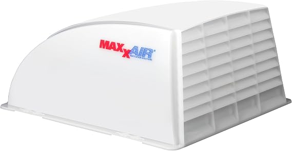 MAXXAIR Maxx I+ RV Roof Vent Cover, Zero-Leak, White 00-933051