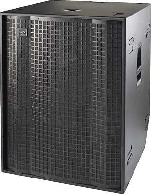 DAS Audio 10429240 Model EVENT-121A Direct Radiating Rear-Loaded Powered Subwoofer System; 21 Neodymium Loudspeaker; 3200W Peak, 1600W Continuous; Rear Located Wheels to Ease Transport