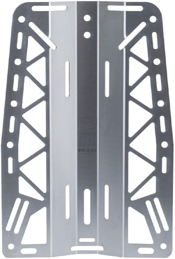 Dive Rite XT Lite SS Backplate, Silver (Model: BC2117)