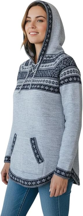 Artesania Women's Chachani Alpaca Hooded Sweater