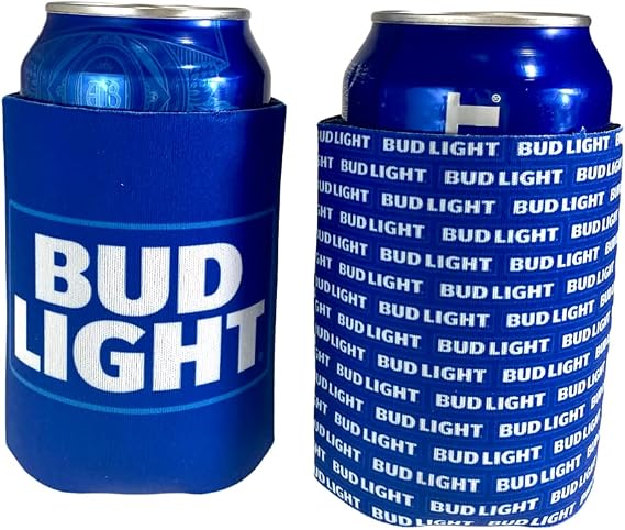 Bud 2-Pack of Neoprene Can Coolers