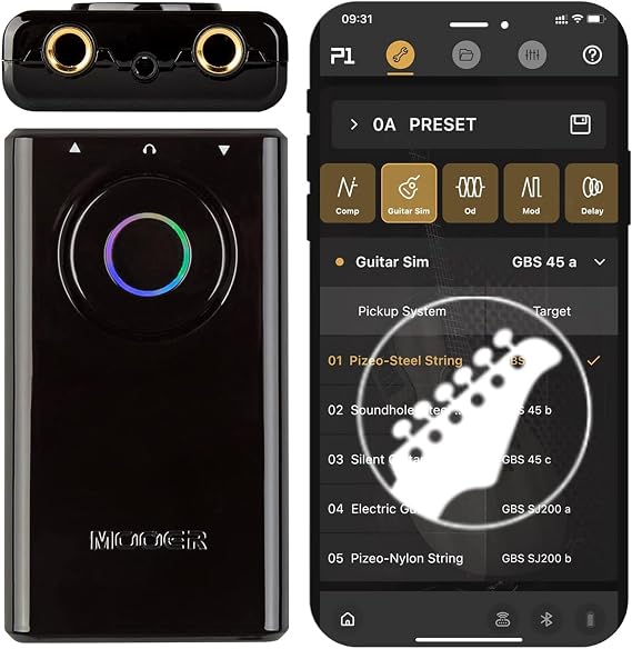 MOOER Prime P1 Intelligent Multi-Effects Processor Bass Guitar Pedals