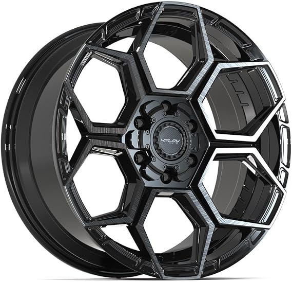4PLAY Wheels 4PS26 20x9 Gloss Black Brushed 6x135 & 6x139.7 Rim