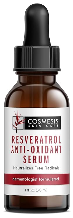 Resveratrol Antioxidant Serum with Tea Polyphenols, 1 fl oz, Cosmesis