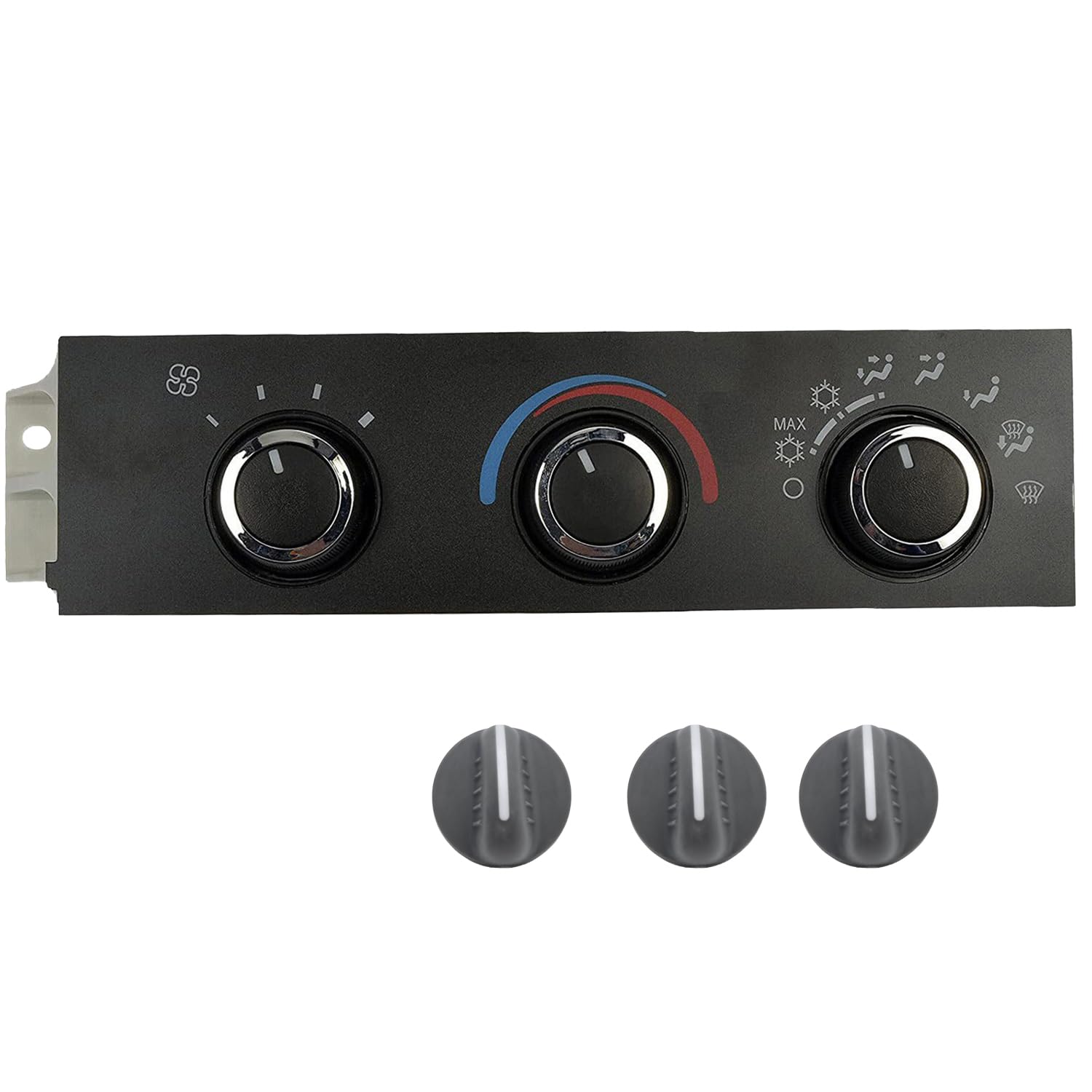 Front A/C Heater Climate Control Module Panel Switch Compatible with 1996-2020 Chevy GMC Express Savana 1500 2500 3500 G30 Cargo 599-217 15773678